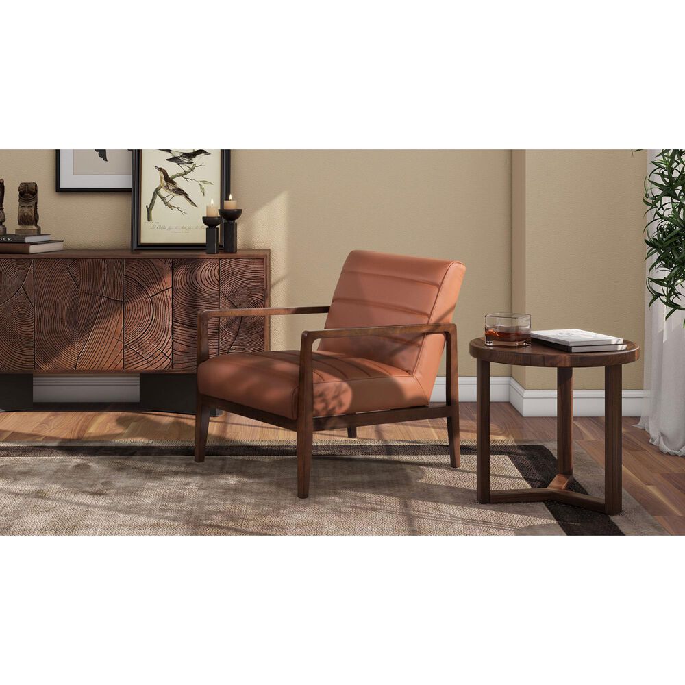 Jennifer Taylor Home Kenneth Accent Chair in Brown, , large