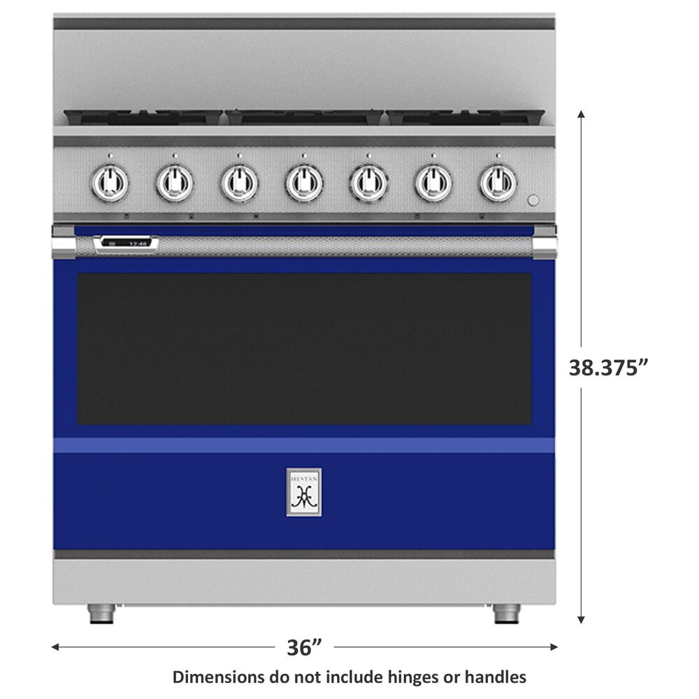 Hestan 36&quot; 5-Burner Dual Fuel Range in Prince, , large