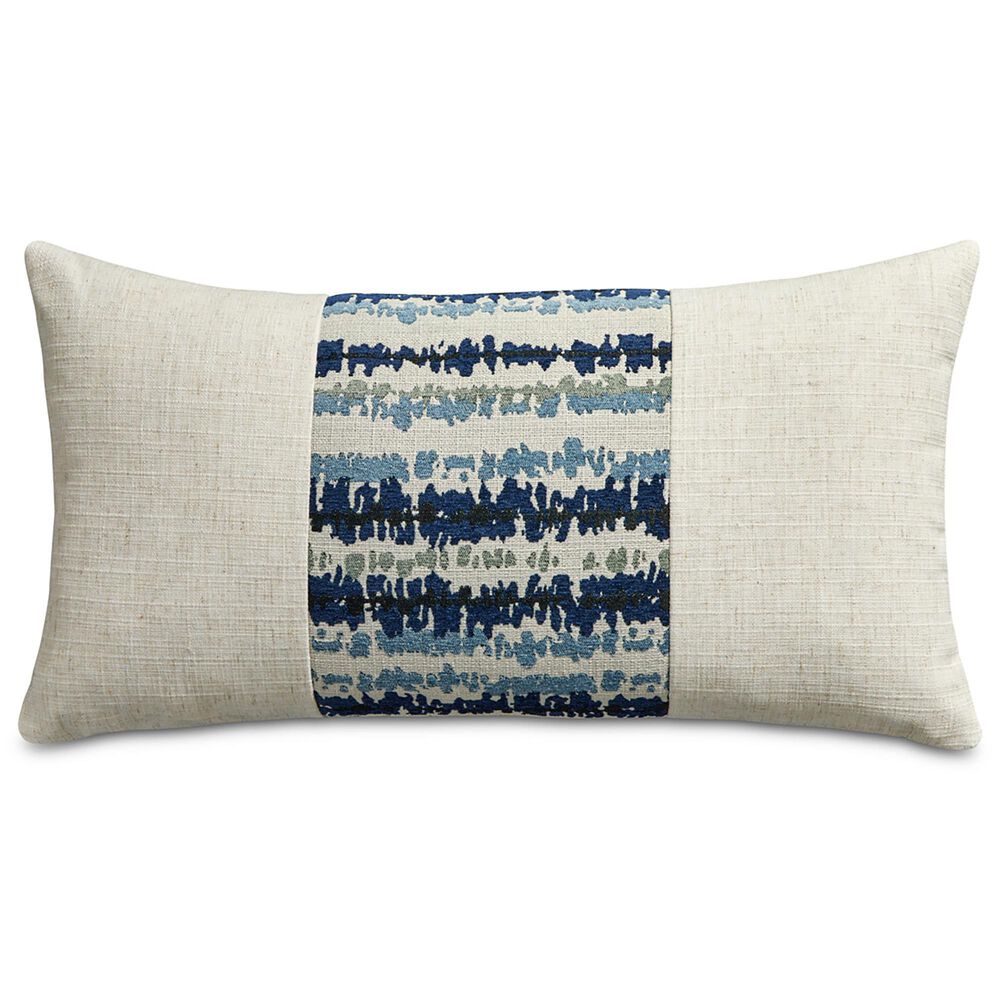 Vista Haus Antigua 13" x 24" Lumbar Throw Pillow in Navy, , large