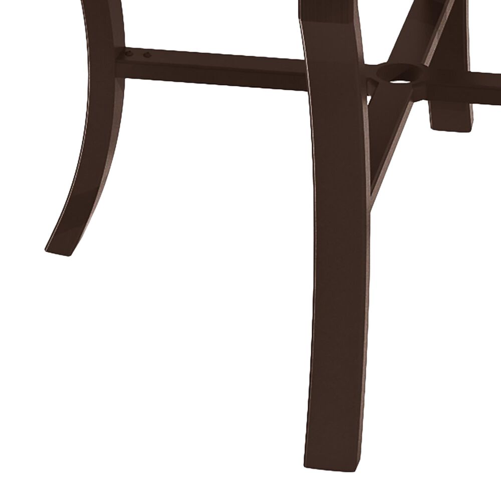 Tropitone Banchetto 48&quot; Round Dining Umbrella Table in Rich Earth, , large