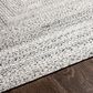 Surya Azalea 10" x 14" Medium Gray, Black and Cream Area Rug, , large