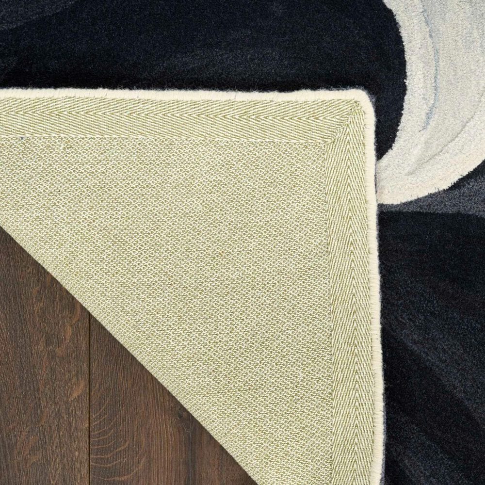 Nourison Prismatic Ivory and Black 2&#39; x 3&#39; Area Rug, , large