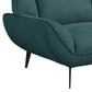 37B Acton Upholstered Flared Arm Chair in Teal Blue, , large