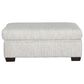 American Furniture Manufacture Reckon Storage Ottoman in Taupe, , large