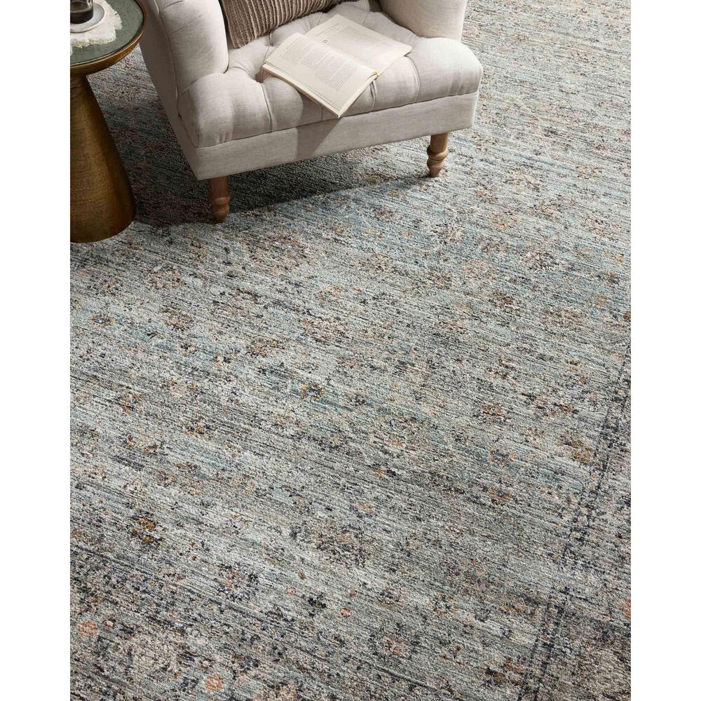 Loloi Katherine 5&#39;3&quot; x 7&#39;9&quot; Ocean and Gold Area Rug, , large