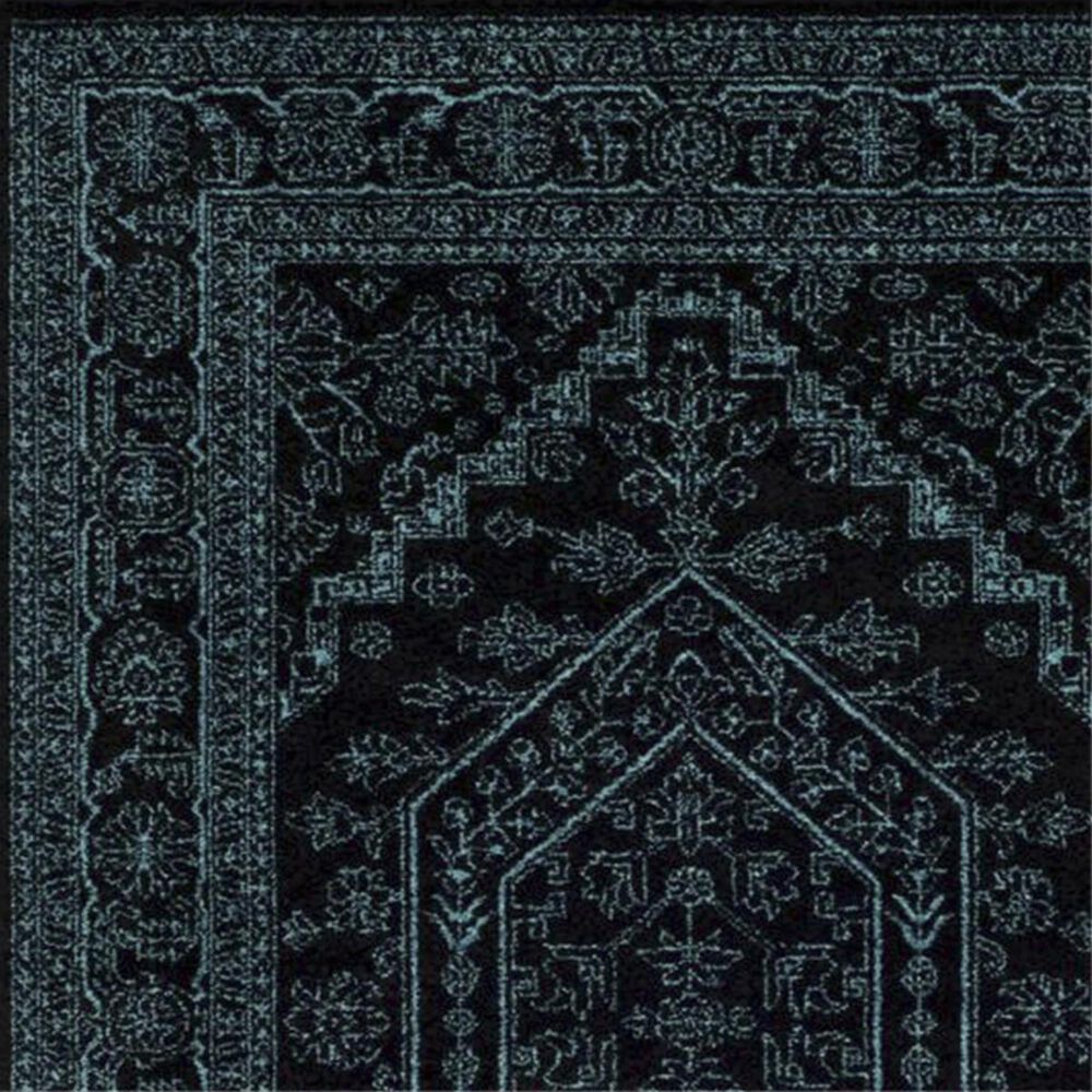 Safavieh Adirondack ADR108K 6&#39; x 9&#39; Black and Teal Area Rug, , large