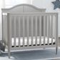 Delta Parker Mini Convertible Baby Crib with Mattress in Gray, , large