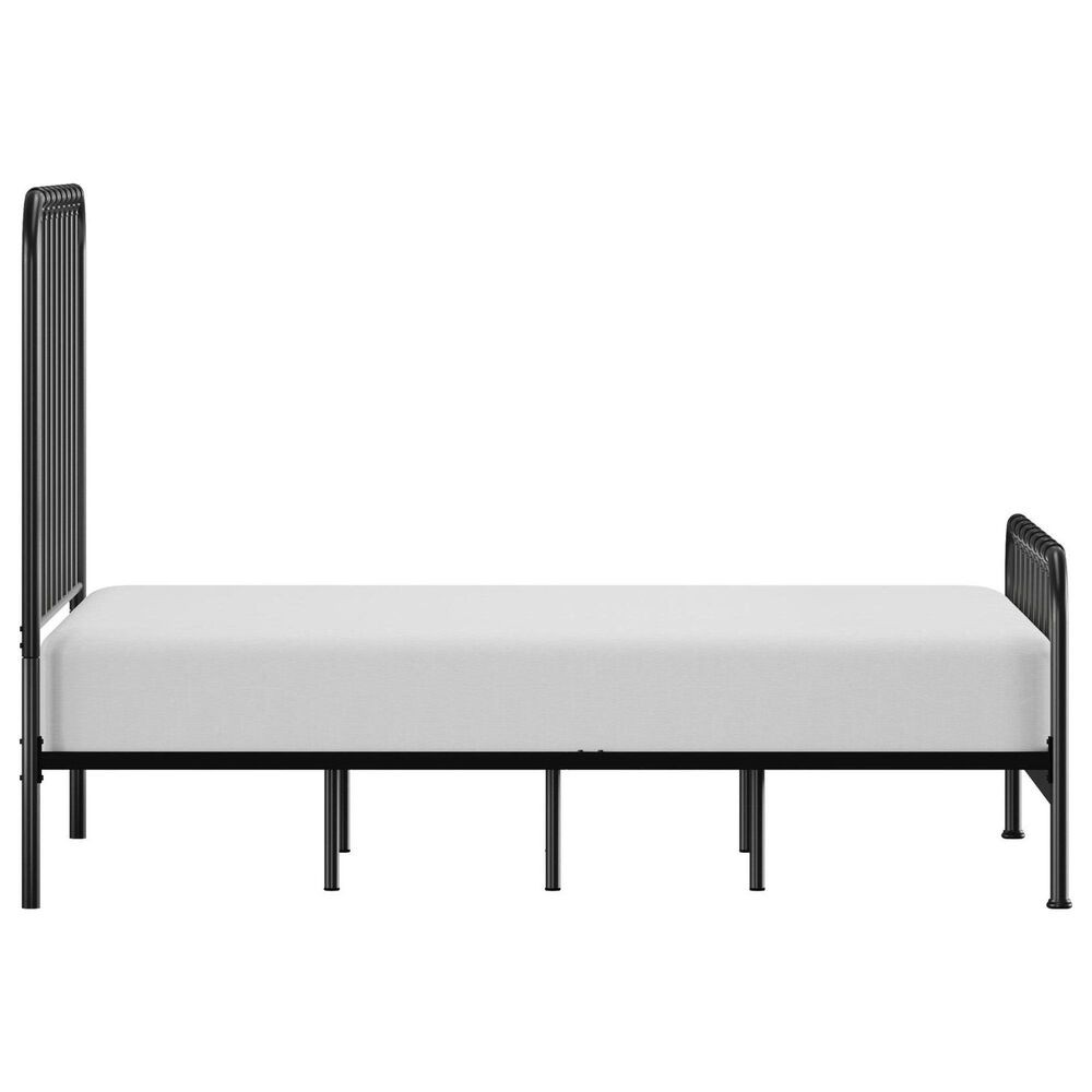 Richlands Furniture Javi King Slat Platform Metal Bed in Black, , large