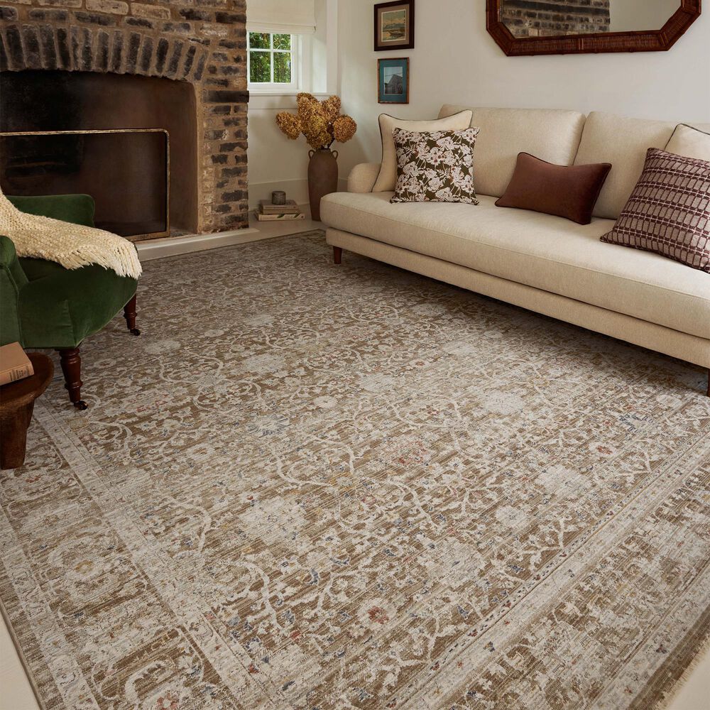 Loloi II Ida 5&#39;3&quot; x 7&#39;6&quot; Bark and Multicolor Area Rug, , large