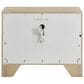 Furniture Worldwide Oasis 1-Drawer Nightstand in Dockside with USB Ports and AC Outlets, , large