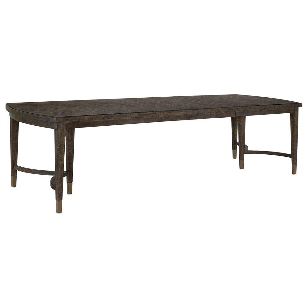 Universal Furniture Montclair Cocoa Dining Table in Medium Brown and Smoked Gold, , large