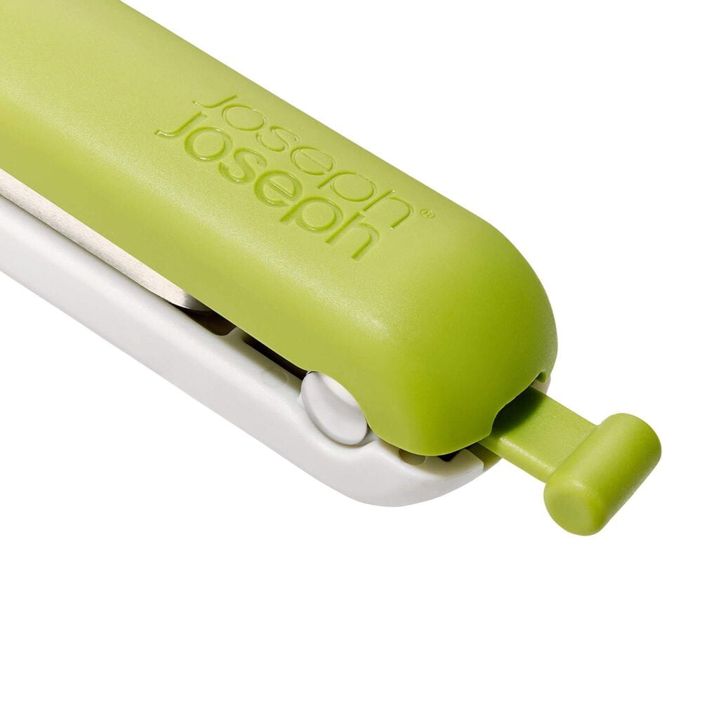 Joseph Joseph Tweezy 2-in-1 Pitter and Huller Tool in White and Green, , large