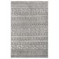 Safavieh Tulum TUL263F 4" x 6" Dark Grey and Ivory Area Rug, , large