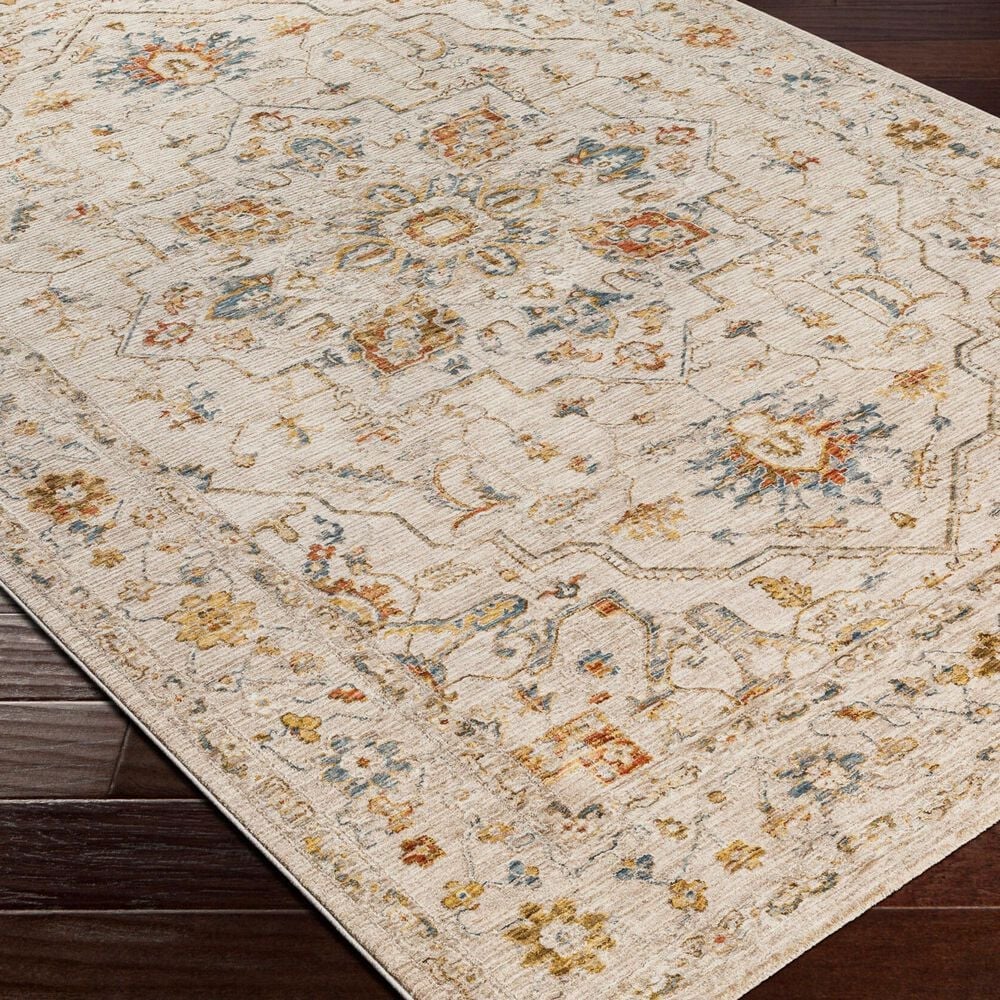 Surya Reina Light Gray, Medium Gray, Cream, Light Brown, Denim, Rust, Mustard and Olive 12&#39; x 15&#39; Area Rug, , large
