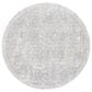 Safavieh Webster WBS334G 6"7" Round Grey and Beige Area Rug, , large