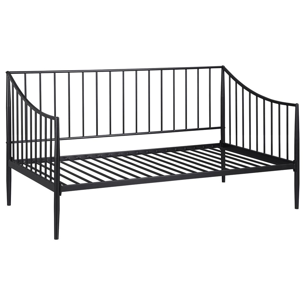 Pacific Landing Newbury Twin Daybed Bed Frame in Matte Black, , large