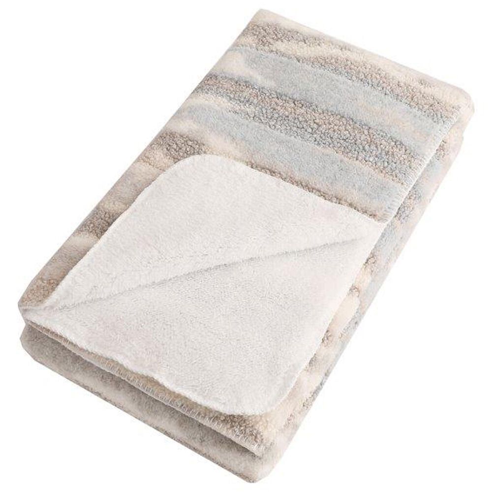 Duke Imports Regal Comfort Smoky Sunset 50" x 70" Throw in Tan, , large