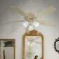 Minka-Aire Classica 54" Ceiling Fan with LED Light in Provencal Blanc, , large