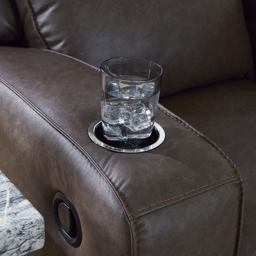 Ashley Lavenhorne Manual Sofa in Granite, , large
