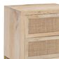 37B Urban Boho Raphael Side Table in Natural and Gold, , large
