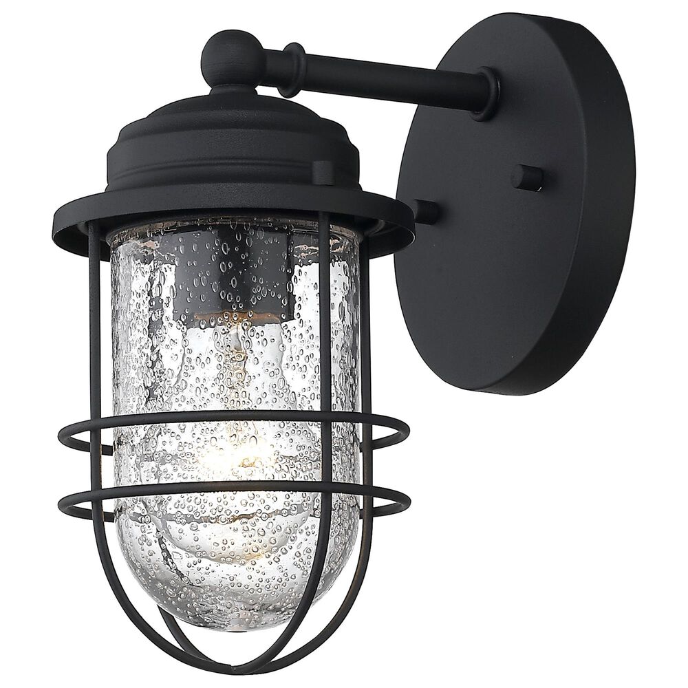 Golden Lighting Seaport 1-Light Outdoor Wall Sconce in Natural Black, , large