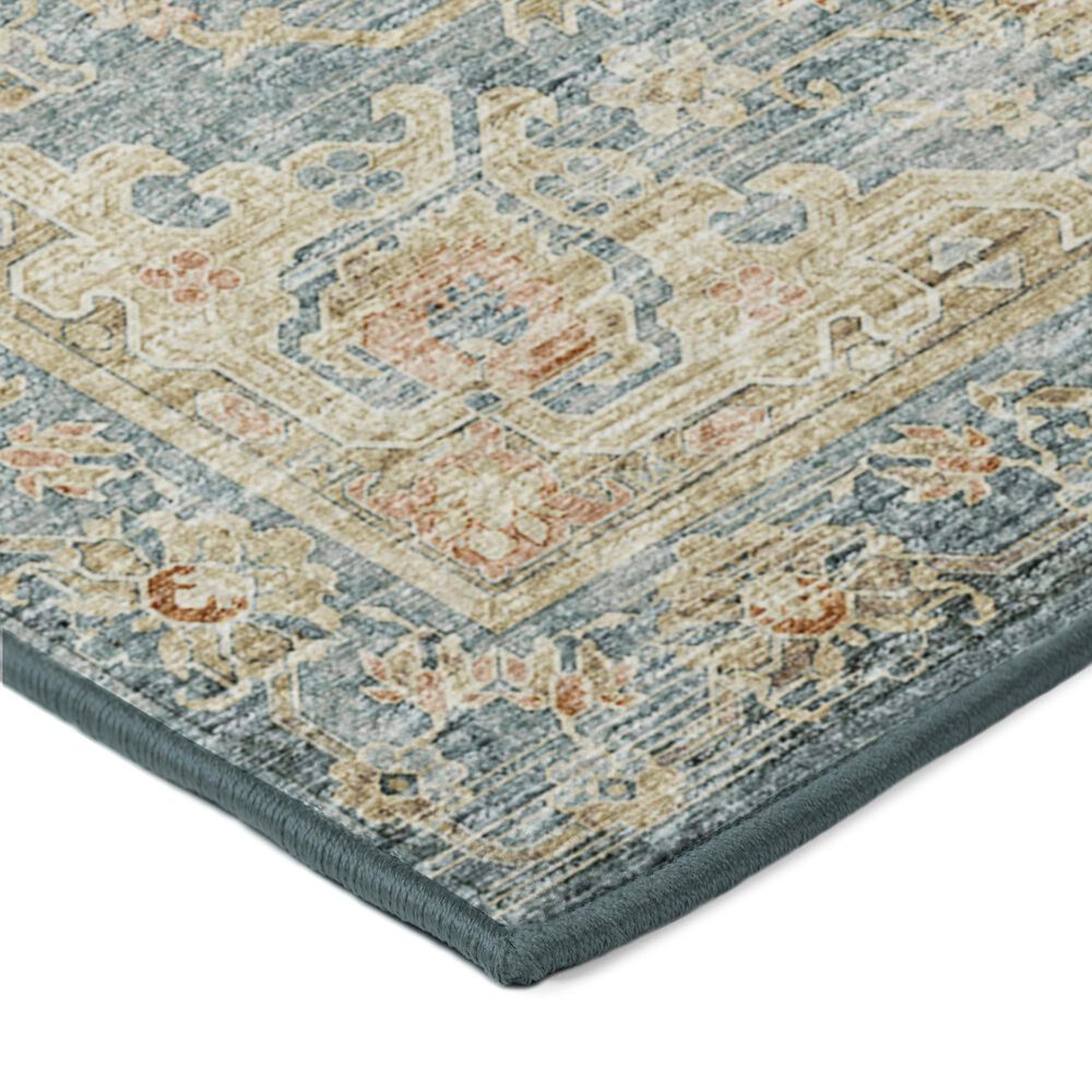 Dalyn Rug Company Tuscany 1&#39;8&quot; x 2&#39;6&quot; Teal Indoor/Outdoor Area Rug, , large