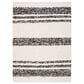 Safavieh Natura NAT328Z 6" x 9" Black and Ivory Area Rug, , large