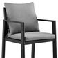 Armen Living Grand Patio Counter Height Bar Stool in Dark Gray, , large