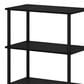 HOMLUX Turn-N-Tube 4-Tier Kitchen Storage Cart in Americano and Black, , large