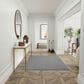 Nourison Courtyard Ivory and Blue 5" x 7" Indoor/Outdoor Area Rug, , large