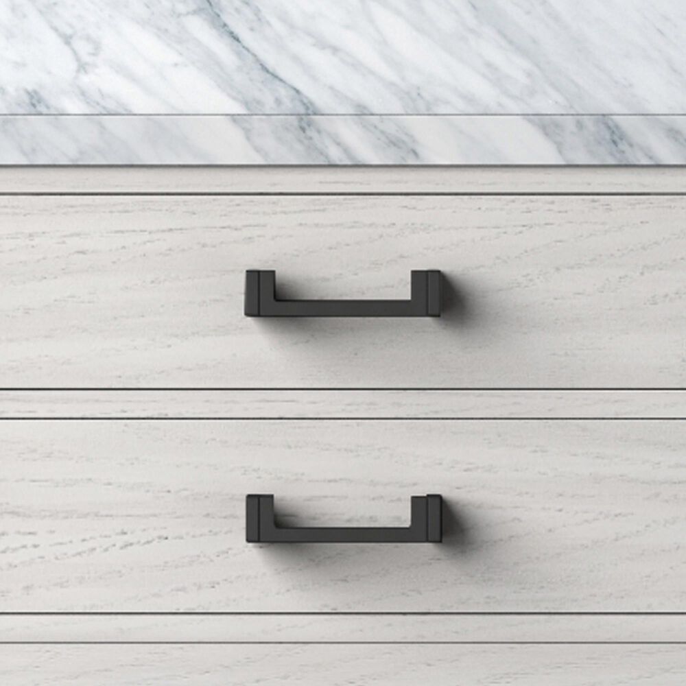 Lexora Home Norwalk 48&quot; Single Bathroom Vanity in White Oak with White Carrara Marble Top  and Rectangle Sink, , large
