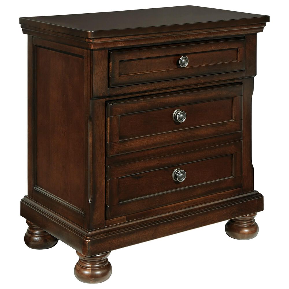 Millenium Porter 5-Piece King Storage Bedroom Set in Rustic Brown, , large