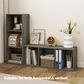HOMLUX 3-Tier Bookcase with Decorative Open Shelves in French Oak, , large