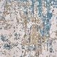 Feizy Cadiz Blue and Ivory 9"9" x 12"2" Area Rug, , large