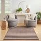 Nourison Positano POS03 Natural and Ivory 6" x 9" Indoor/Outdoor Area Rug, , large