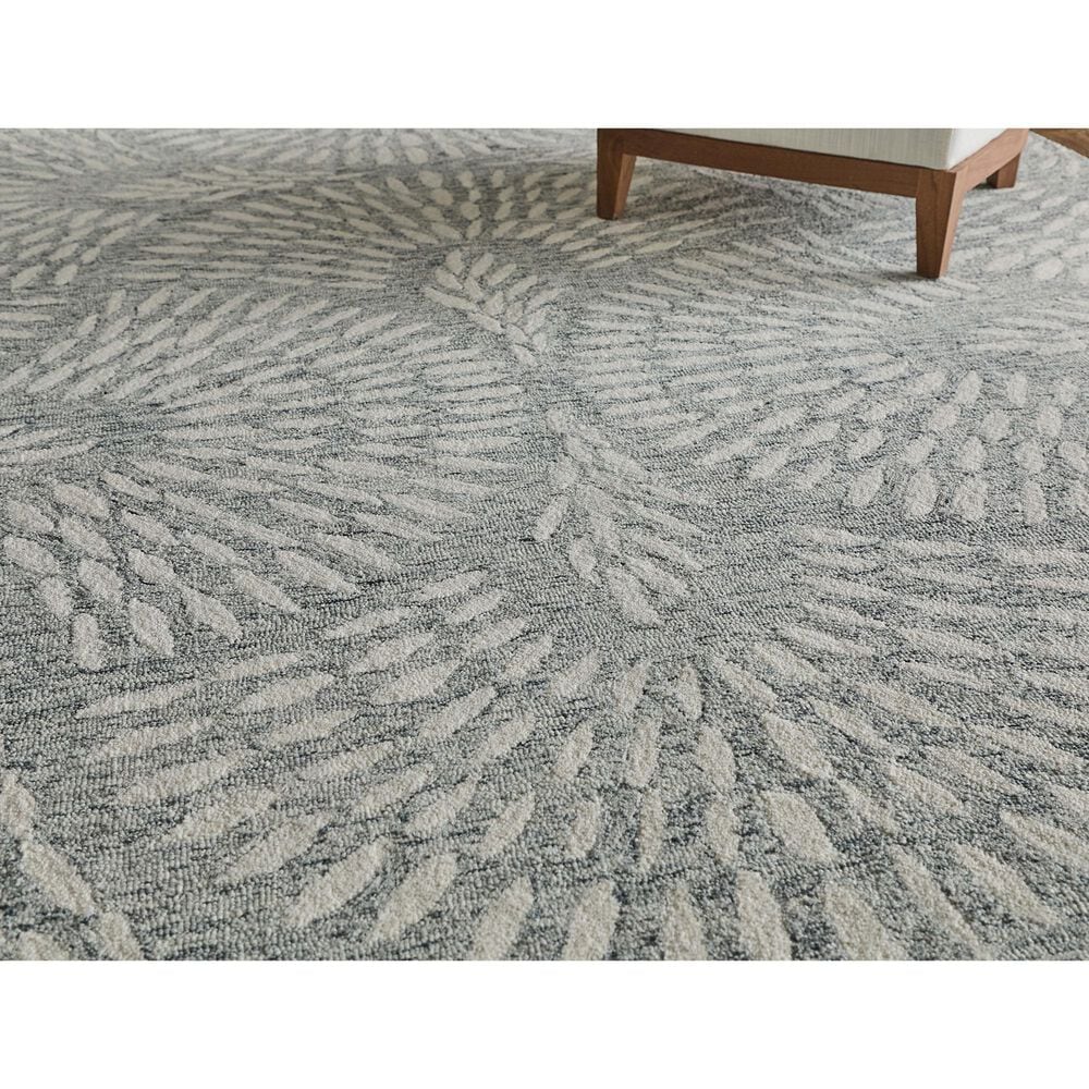 Feizy Wallace WAL8A38F Gray 5&#39; x 8&#39; Area Rug, , large