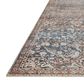 Chris Loves Julia x Loloi Jules 2" x 5" Denim and Spice Area Rug, , large