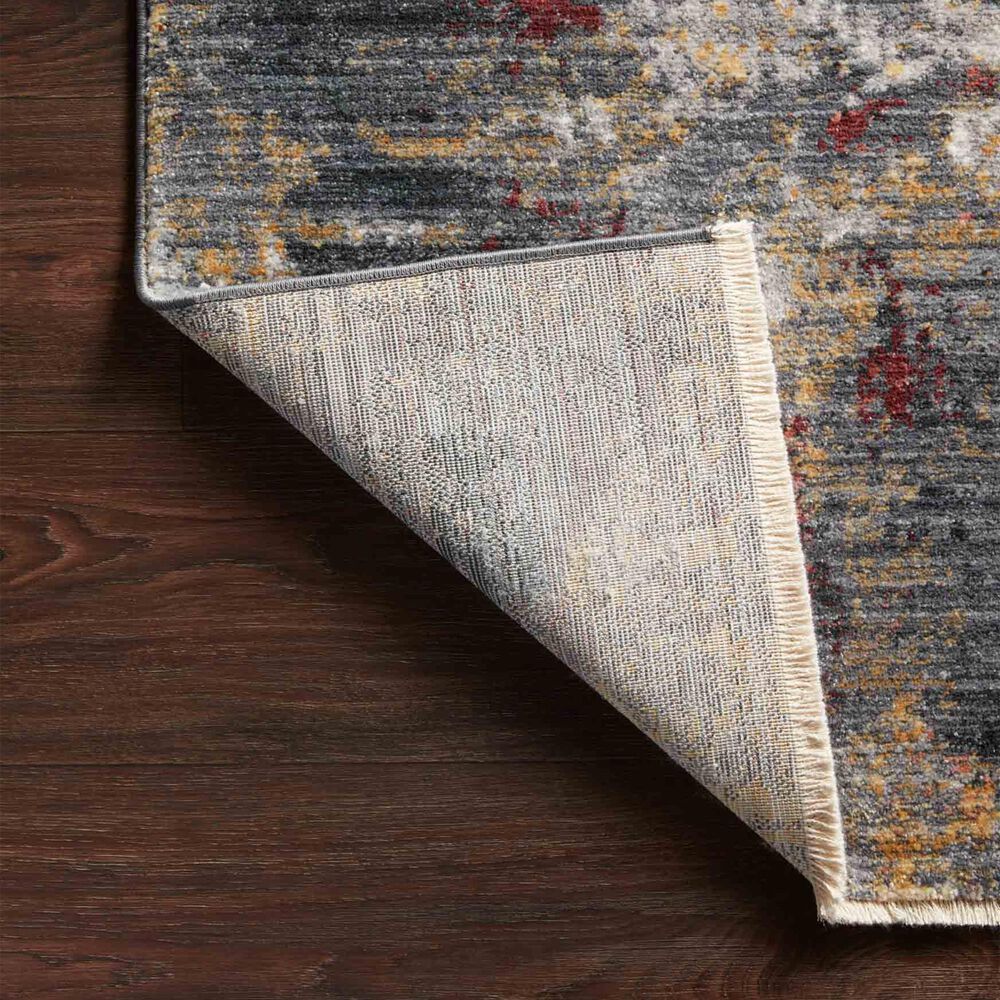 Loloi II Samra SAM-03 2&#39;3&quot; x 3&#39;10&quot; Dark Grey and Spice, , large