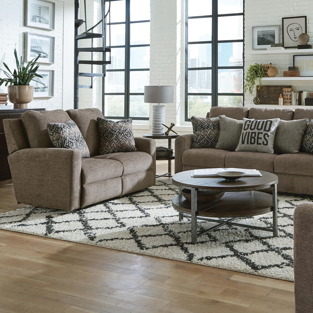 Catnapper Calvin Power Reclining Loveseat in Otter, , large
