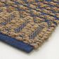 L&R Resources Natural Fiber Insignia Blue 9" x 12" Area Rug, , large