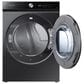 Samsung Bespoke 7.6 Cu. Ft. Front Load Electric Dryer with AI Optimal Dry and Super Speed Dry in Brushed Black, , large
