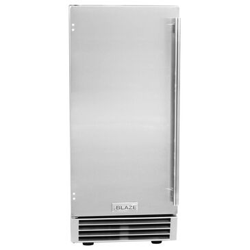 Blaze 15" Outdoor Ice Maker with Gravity Drain in Stainless Steel, , large