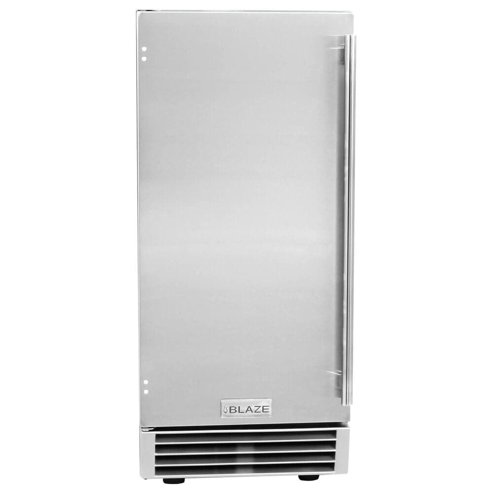 Blaze 15" Outdoor Ice Maker with Gravity Drain in Stainless Steel, , large