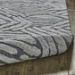 Feizy Norah 6060L 7"9" x 9"9" Light Blue and Dark Gray Area Rug, , large