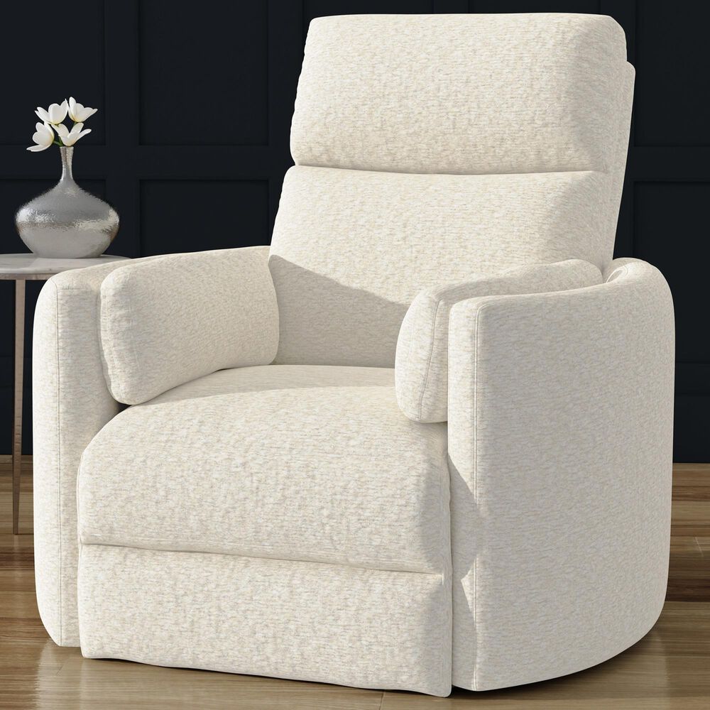 Simeon Collection Radius Power Swivel Glider Recliner in Revel Oyster, , large