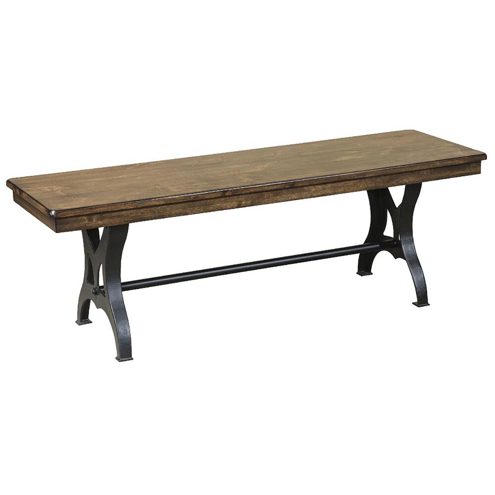 Hawthorne Furniture District Backless Dining Bench in Copper, , large