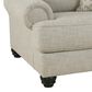 Ashley Asanti Chair and a Half with Ottoman in Fog, , large
