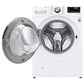 LG 5.0 Cu. Ft. Front Load Washer and 7.4 Cu. Ft. Gas Dryer with TurboWash 360 Laundry Pair in White (Pedestals Sold Separately), , large
