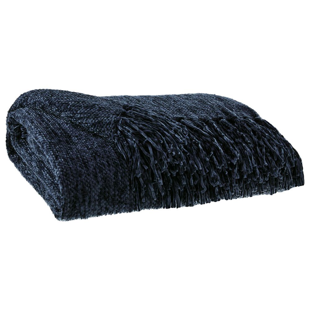 Ashley Tamish 50" x 60" Throw in Dark Blue, , large