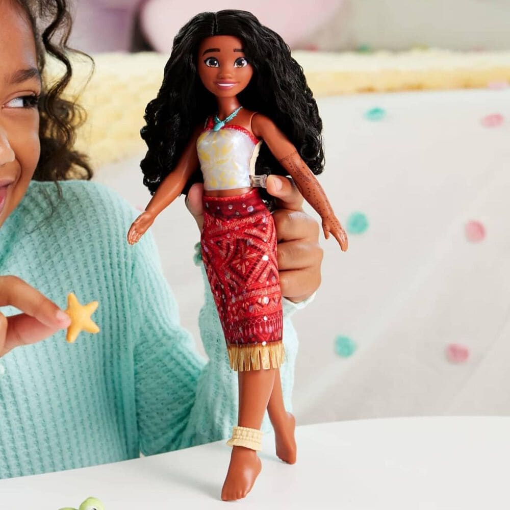 Barbie Swimming Tautai Moana Fashion Doll with Accessories in Multicolor, , large